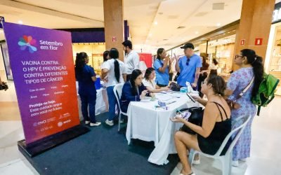 População de João Pessoa atende chamado e participa da campanha ‘Setembro em Flor’ de prevenção ao HPV